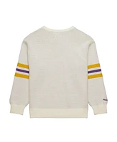 Mitchell & Ness Men's Cream Washington Huskies Retro Pullover Sweater