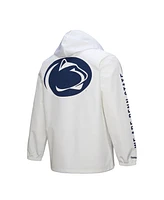 Mitchell & Ness Men's White Penn State Nittany Lions Coaches Full-Snap Hoodie Jacket