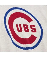 Mitchell & Ness Men's Cream Chicago Cubs Retro Pullover Sweater