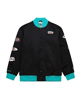 Mitchell & Ness Men's Black San Antonio Spurs Hardwood Classics Team Og 3.0 Lightweight Satin Full-Snap Jacket
