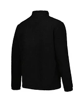 G-iii Sports by Carl Banks Men's Black Lsu Tigers Pinch Runner Half-Zip Top