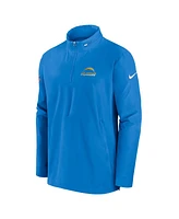 Nike Men's Powder Blue Los Angeles Chargers Sideline Coach Half-Zip Jacket