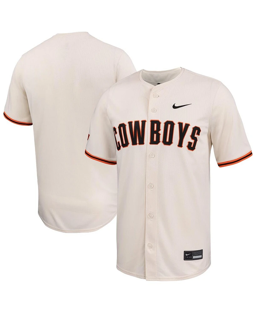 Nike Men's Natural Oklahoma State Cowboys Limited Baseball Jersey