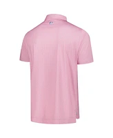 FootJoy Men's Pink 2025 The Players ProDry Citrus Lisle Polo Shirt