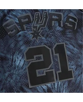 Mitchell & Ness Men's Tim Duncan Black San Antonio Spurs Hardwood Classics 1998/99 Tie-Dye Swingman Jersey