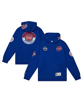 Mitchell & Ness Men's Blue Detroit Pistons Hardwood Classics City Collection Fleece Pullover Hoodie