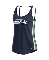 Nike Women's College Navy Seattle Seahawks Fashion Performance Tank Top