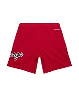 Mitchell & Ness Men's Red Chicago Bulls Game Day Shorts