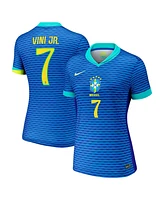 Nike Women's Vini Jr. Blue Brazil National Team 2024 Away Replica Jersey