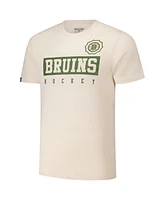 LevelWear Men's Brad Marchand Khaki Boston Bruins 2024 Nhl Military Appreciation Richmond Delta Player Name Number T-Shirt