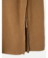 Cashmere Sweater with Side Zippers