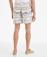 Sun + Stone Men's Ace Printed Drawstring 6" Shorts, Exclusively at Macy's