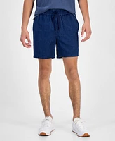 Sun + Stone Antonio Patchwork 6" Shorts, Exclusively at Macy's