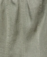Mango Women's Puffed-Sleeve Linen Dress