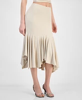 Guess Women's Kenzie Pull-On Flounce Midi Skirt
