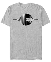 Design By Humans Men's Music Vinyl Short Sleeve T-Shirt
