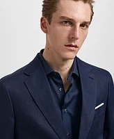 Mango Men's Slim-Fit Tailored Linen Blazer