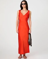 French Connection Women's Ennis Satin Maxi Dress