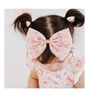 Sweet Wink Baby Girl's Ditsy Floral Tulle Bow Baby Headband