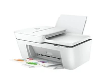 DeskJet 4158e Plus Wireless Color Inkjet Printer Print Scan Copy Mobile Printing 6 Months Instant Ink Home & Office White + Uax 4K Hdmi 2.0 Cable + Cp