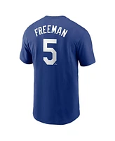 Nike Men's Freddie Freeman Royal Los Angeles Dodgers 2025 Mlb World Tour: Tokyo Series Name Number T-Shirt