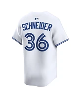 Nike Men's Davis Schneider White Toronto Blue Jays Home Limited Jersey
