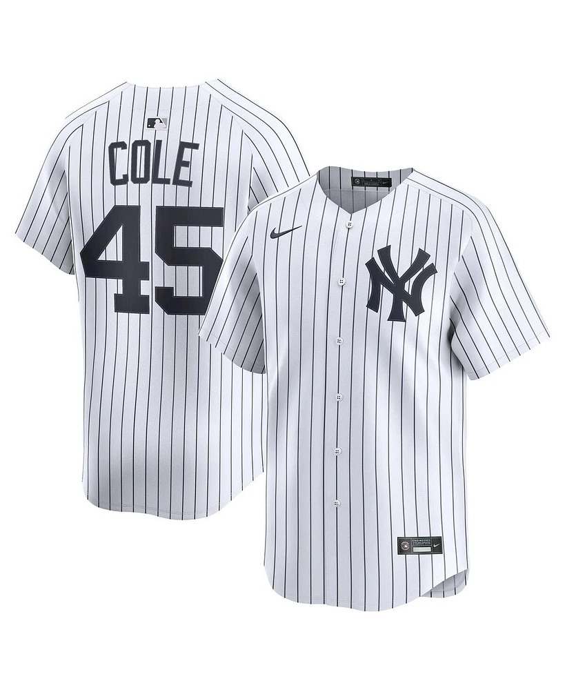 Nike Men's Gerrit Cole White New York Yankees Home Limited Player Jersey
