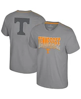Colosseum Men's Gray Tennessee Volunteers Dual Logo T-Shirt