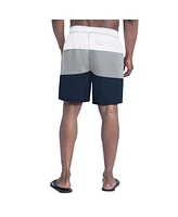 G-iii Sports by Carl Banks Men's White/Gray Dallas Cowboys Sunrise Volley Swim Shorts