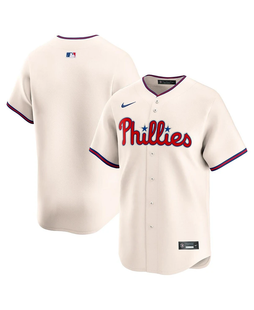 Nike Men's Cream Philadelphia Phillies Alternate Limited Jersey
