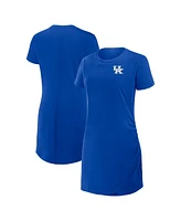 Fanatics Women's Royal Kentucky Wildcats Relaxed Fit Drape T-Shirt Dress