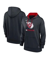 Nike Women's Navy Cleveland Guardians Authentic Collection Performance Pullover Hoodie