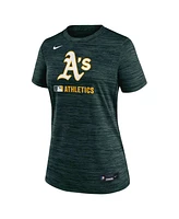 Nike Women's Green Athletics Authentic Collection Velocity Performance T-Shirt