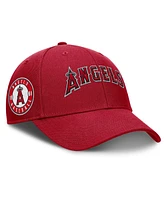 Nike Men's Red Los Angeles Angels Rise Gaberdine Adjustable Hat