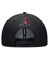 Nike Men's Black Arizona Diamondbacks Rise Gaberdine Adjustable Hat