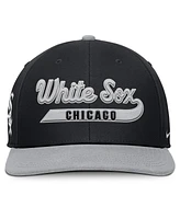 Nike Men's Black/Gray Chicago White Sox Pro Performance Snapback Hat