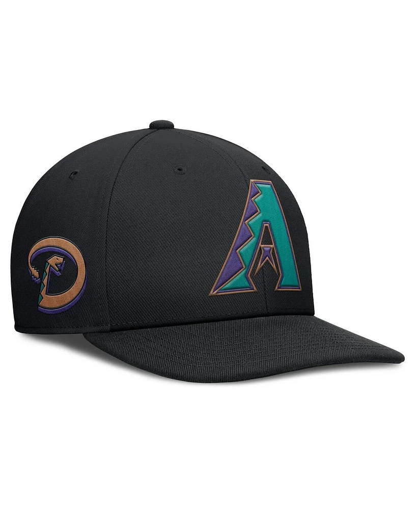 Nike Men's Black/ Arizona Diamondbacks Pro Performance Snapback Hat