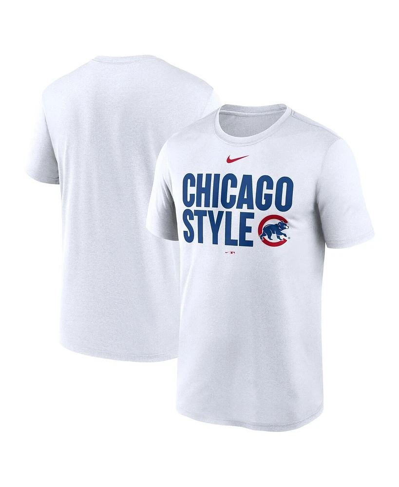Nike Men's White Chicago Cubs Local Legend Performance T-Shirt
