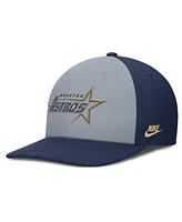 Nike Men's Gray/Navy Houston Astros Pro Performance Snapback Hat