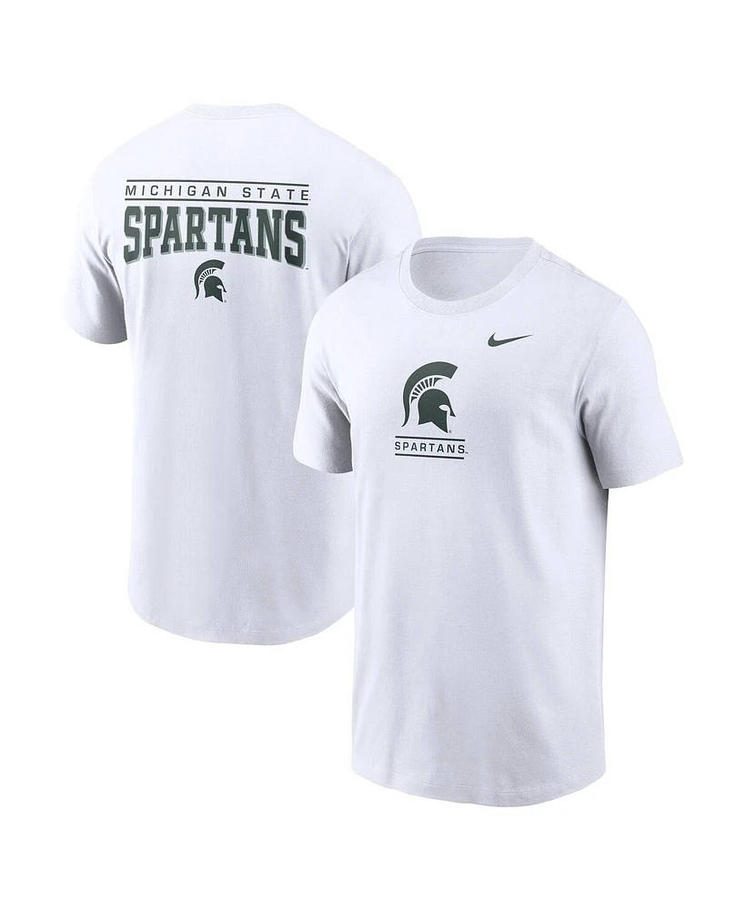 Nike Men's White Michigan State Spartans T-Shirt