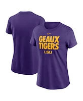 Nike Women's Purple Lsu Tigers Local Ultimate Chant T-Shirt