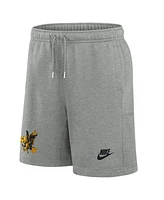 Nike Men's Heather Gray Iowa Hawkeyes Legacy Fleece Essential Shorts