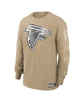 Nike Men's Tan Atlanta Falcons Essential Statement Max90 Long Sleeve T-Shirt