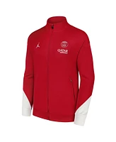 Jordan Men's 2-Piece Red/Blue Paris Saint-Germain 2024/25 Fourth Strike Full-Zip Track Jacket and Pants Set