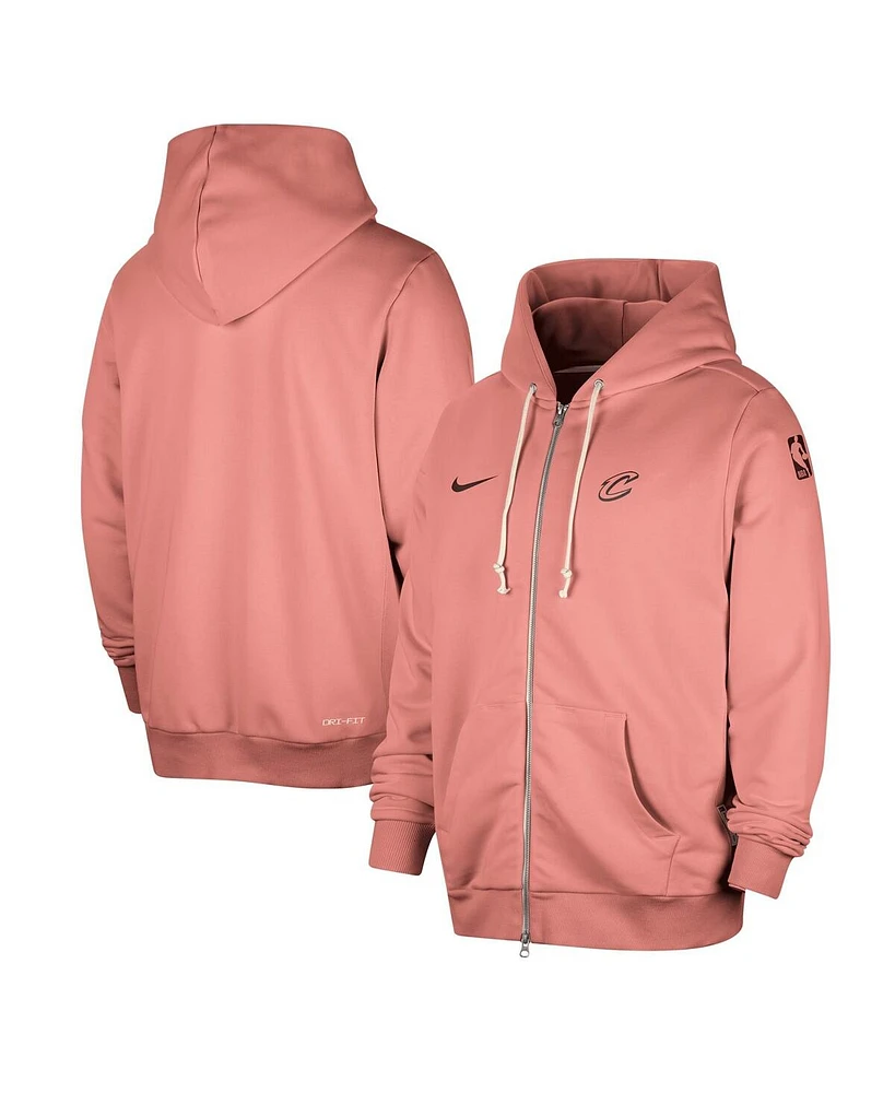 Nike Men's Red Cleveland Cavaliers Authentic Standard Issue Full-Zip Hoodie Jacket