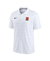 Nike Men's White San Francisco Giants Striped Polo Shirt