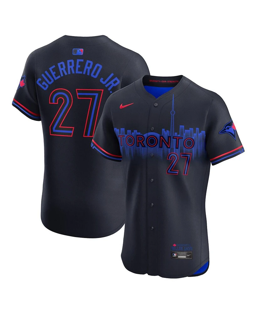 Nike Men's Vladimir Guerrero Jr. Navy Toronto Blue Jays 2024 City Connect Elite Player Jersey