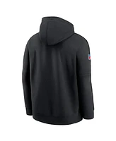 Nike Men's Black Cleveland Browns 2024 Nfl Crucial Catch Club Pullover Hoodie