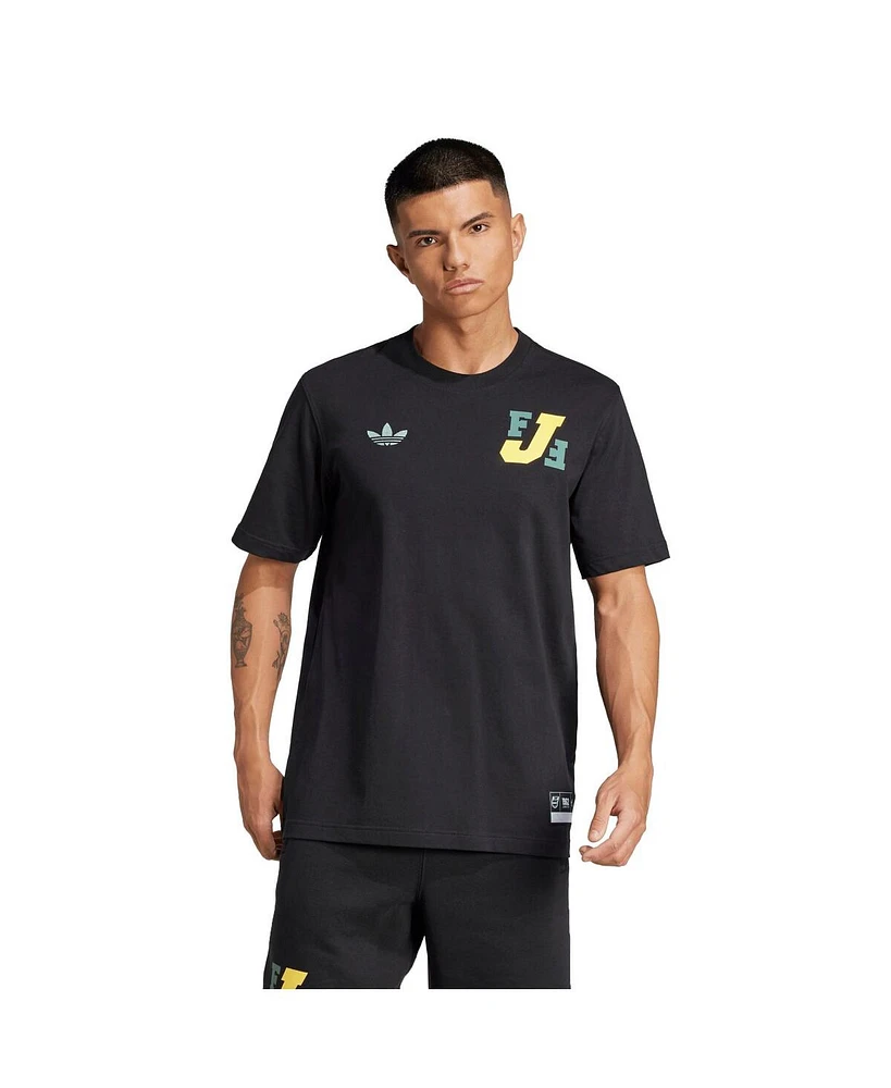 Adidas Men's Black Jamaica National Team Varsity Pack T-Shirt