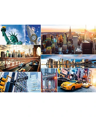 Trefl Red 4000 Piece Puzzle - New York - collage / Trefl